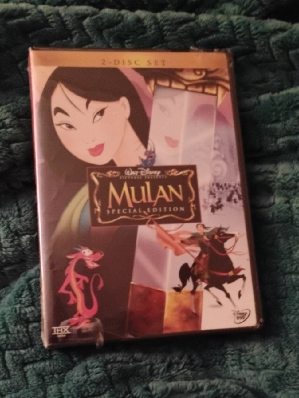 Disney Mulan Special Edition DVD — Pink, Purple, Black, Gold